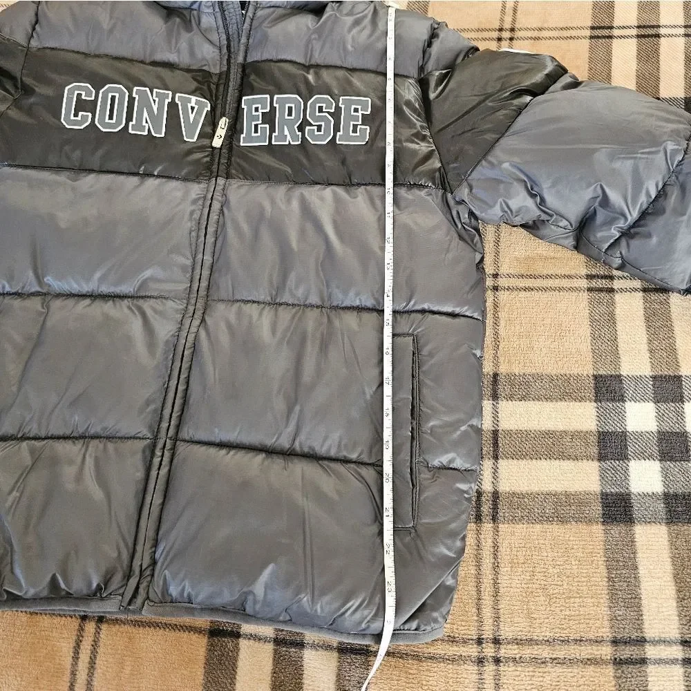 Converse Gray Puffer Jacket